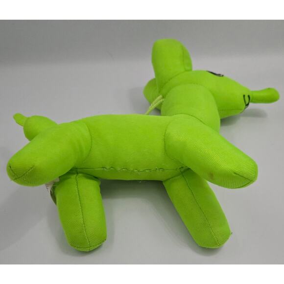 Green Polyester Balloon Animal Dog Plush - Picture 6 of 14